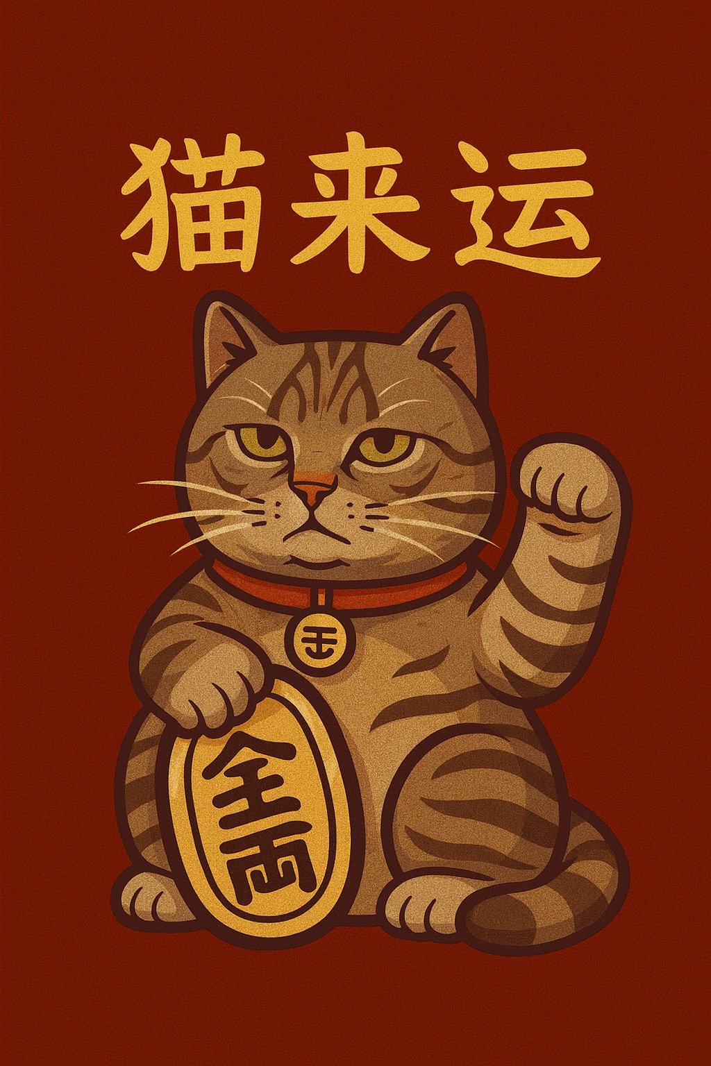 Cat Brings Luck 猫来运